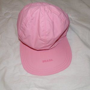 Women's Pink Prada Tennis Sport Cap